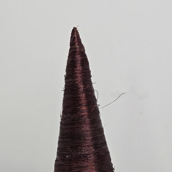 Home for the Holidays EUC Christmas tree candle set vintage 2005 brown gold - Picture 7 of 14